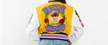 Load image into Gallery viewer, Flower Phwoar Cropped Varsity Jacket
