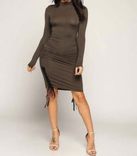 Load image into Gallery viewer, Long Sleeve Mock Neck Dress
