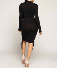 Load image into Gallery viewer, Long Sleeve Mock Neck Dress
